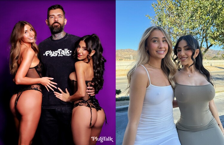 OnlyFans – Lillian Phillips Aka Lily Phillips , Lena The Plug – Threesome From PlugTalk (167)